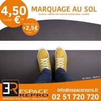 Marquage au sol Covid 19 – Espace Repro, imprimeur numérique à Nantes